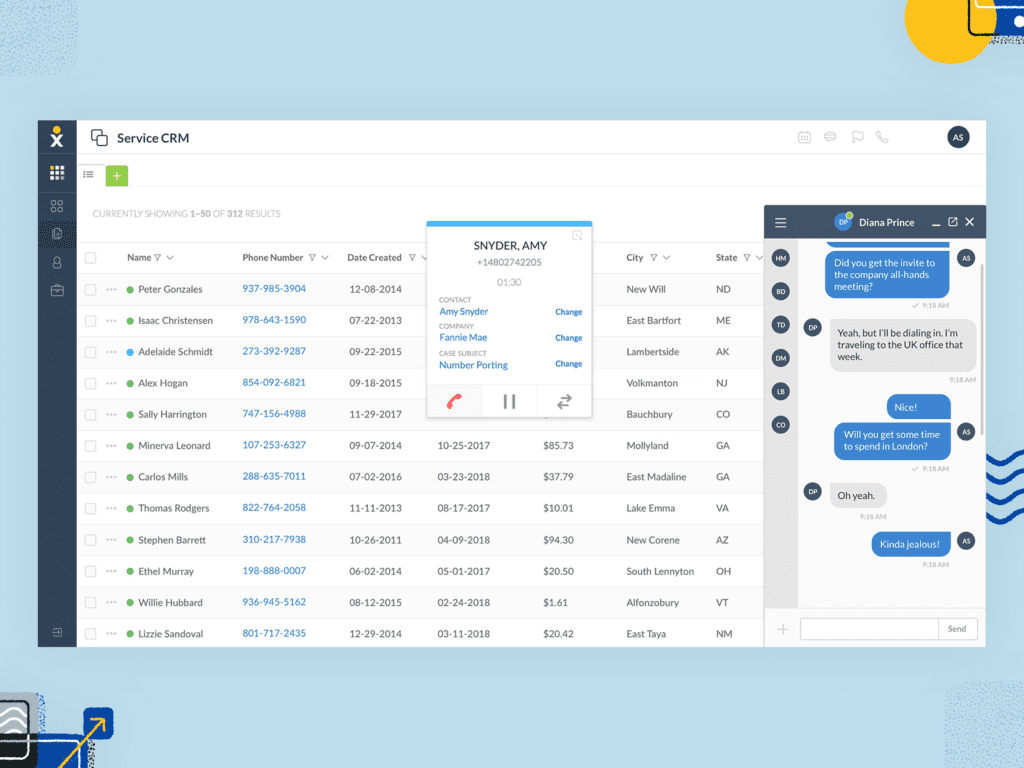 Image nextiva, communication systems, all in one, backend portal