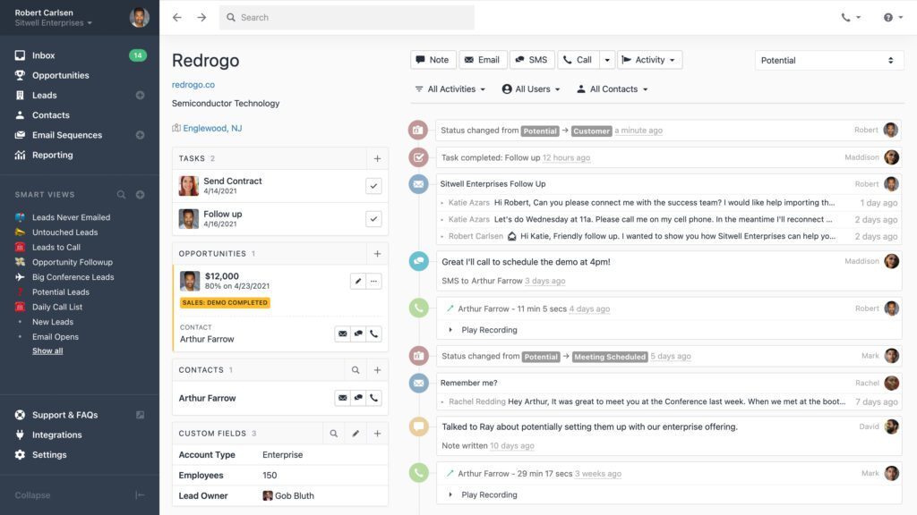 Image for Close Sales Tool, Sales automation, Lead management, CRM, video sales, video blog, video presentation, Automation