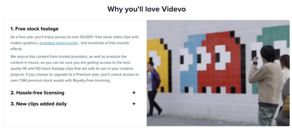 Image of Videvo, video loyalty free download site, video marketing, video production, video blog, video presentation, why we love Videvo